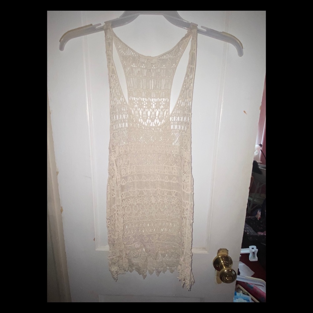 Lace tank top